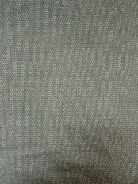 Photo9: O0312N Used Japanese kimono  Pale Gray YUUKI-TSUMUGI for men / Silk. Tortoise-shell pattern(Hexagonal pattern) 100 Tortoise-shell pattern(Hexagonal pattern)  (Grade B) (9)