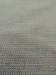 Photo13: O0312N Used Japanese kimono  Pale Gray YUUKI-TSUMUGI for men / Silk. Tortoise-shell pattern(Hexagonal pattern)   (Grade B) (13)