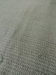 Photo14: O0312N Used Japanese kimono  Pale Gray YUUKI-TSUMUGI for men / Silk. Tortoise-shell pattern(Hexagonal pattern)   (Grade B) (14)