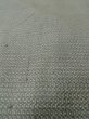 Photo15: O0312N Used Japanese kimono  Pale Gray YUUKI-TSUMUGI for men / Silk. Tortoise-shell pattern(Hexagonal pattern)   (Grade B) (15)