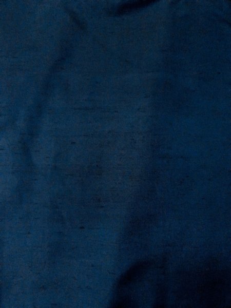 Photo6: Mint O0312O Used Japanese kimono  Dark Navy Blue Men's Kimono for men / Silk.    (Grade A) (6)