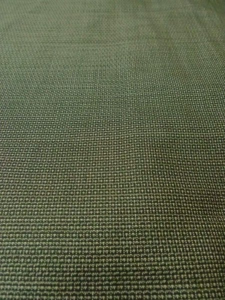 Photo12: O0312R Used Japanese kimono   Gray OSHIMA-TSUMUGI for men / Silk. Tortoise-shell pattern(Hexagonal pattern) 120 Tortoise-shell pattern(Hexagonal pattern)  (Grade B) (12)