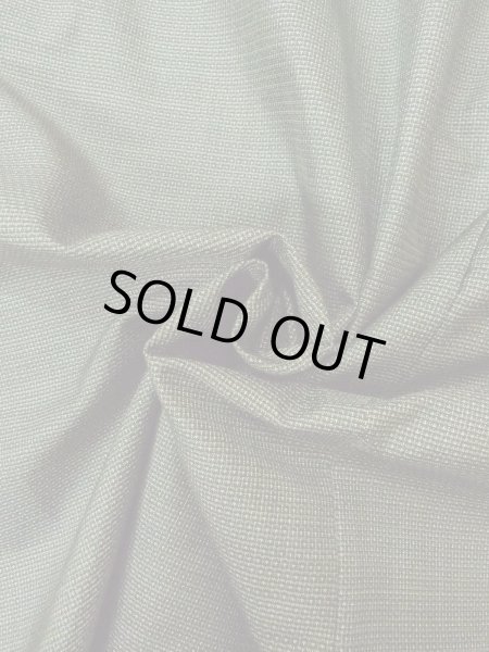 Photo15: O0312R Used Japanese kimono   Gray OSHIMA-TSUMUGI for men / Silk. Tortoise-shell pattern(Hexagonal pattern) 120 Tortoise-shell pattern(Hexagonal pattern)  (Grade B) (15)