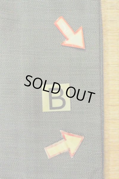 Photo18: O0312R Used Japanese kimono   Gray OSHIMA-TSUMUGI for men / Silk. Tortoise-shell pattern(Hexagonal pattern) 120 Tortoise-shell pattern(Hexagonal pattern)  (Grade B) (18)