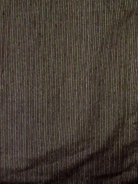 Photo10: Mint O0312T Used Japanese kimono   Black OSHIMA-TSUMUGI for men / Silk. Stripes   (Grade A) (10)