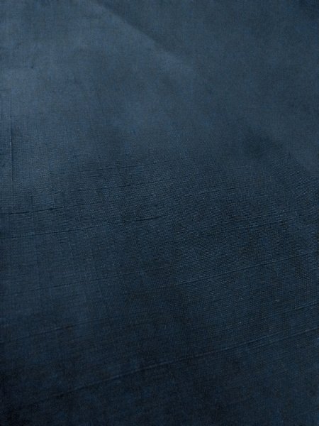 Photo9: Mint O0312Y Used Japanese kimono   Navy Blue Men's Kimono for men / Silk.    (Grade A) (9)