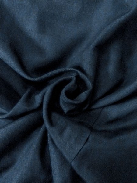 Photo11: Mint O0312Y Used Japanese kimono   Navy Blue Men's Kimono for men / Silk.    (Grade A) (11)