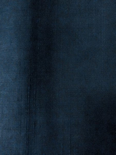 Photo15: O0312Z Used Japanese kimono   Navy Blue Men's Haori for men / Silk.    (Grade B) (15)