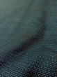 Photo14: O0313B Used Japanese kimono   Navy Blue OSHIMA-TSUMUGI for men / Silk. Tortoise-shell pattern(Hexagonal pattern)   (Grade B) (14)