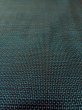 Photo15: O0313B Used Japanese kimono   Navy Blue OSHIMA-TSUMUGI for men / Silk. Tortoise-shell pattern(Hexagonal pattern)   (Grade B) (15)