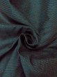 Photo17: O0313B Used Japanese kimono   Navy Blue OSHIMA-TSUMUGI for men / Silk. Tortoise-shell pattern(Hexagonal pattern)   (Grade B) (17)