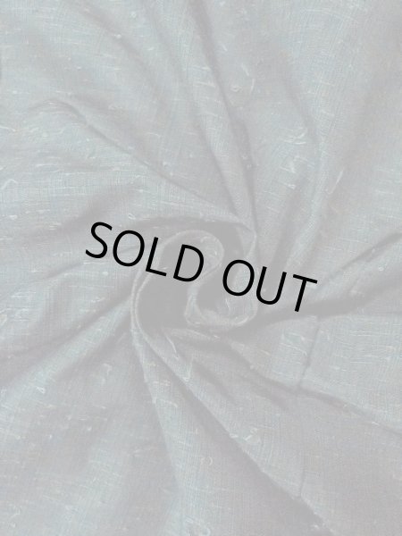 Photo10: O0313C Used Japanese kimono  Dark Navy Blue Men's Kimono for men / Silk.    (Grade A) (10)