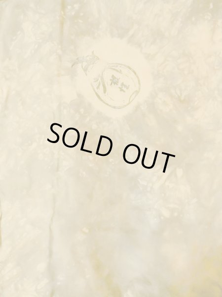 Photo5: Mint O0313D Used Japanese kimono  Dark Navy Blue Men's Haori for men / Silk.    (Grade A) (5)