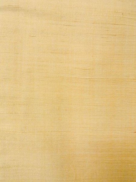 Photo7: O0328C Vintage Japanese kimono   Beige TSUMUGI pongee for women / Silk. Quadrangle,   (Grade B) (7)