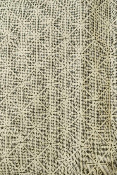 Photo3: O0328E Vintage Japanese kimono   Black TSUMUGI pongee for women / Silk. Hemp leaf   (Grade C) (3)