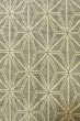 Photo4: O0328E Vintage Japanese kimono   Black TSUMUGI pongee for women / Silk. Hemp leaf   (Grade C) (4)