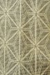 Photo5: O0328E Vintage Japanese kimono   Black TSUMUGI pongee for women / Silk. Hemp leaf   (Grade C) (5)