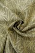 Photo10: O0328E Vintage Japanese kimono   Black TSUMUGI pongee for women / Silk. Hemp leaf   (Grade C) (10)