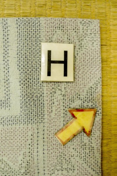 Photo20: O0328F Vintage Japanese kimono  Pale Light Blue TSUMUGI pongee for women / Silk. Flower,   (Grade D) (20)