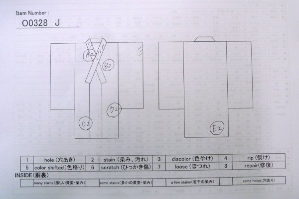 Photo13: O0328J Vintage Japanese kimono  Grayish Pink TSUMUGI pongee for women / Silk. Stream,   (Grade C) (13)
