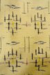 Photo7: O0328N Vintage Japanese kimono   Ivory TSUMUGI pongee for women / Silk. Cross,   (Grade B) (7)