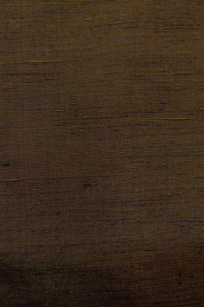 Photo5: O0328P Vintage Japanese kimono Dark Brown TSUMUGI pongee for women / Silk. Line (Grade B) (5)