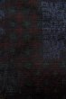 Photo5: O0328R Vintage Japanese kimono Dark Indigo Blue TOKAMACHI-TSUMUGI for women / Silk. Flower, There is a part of tailoring thread. (Grade B) (5)