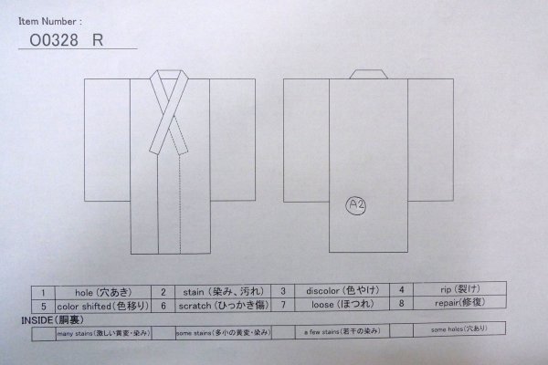 Photo13: O0328R Vintage Japanese kimono Dark Indigo Blue TOKAMACHI-TSUMUGI for women / Silk. Flower, There is a part of tailoring thread. (Grade B) (13)