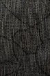 Photo5: O0328U Vintage Japanese kimono Dark Indigo Blue TSUMUGI pongee for women / Silk. Abstract pattern (Grade A) (5)