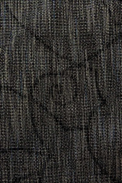 Photo5: O0328U Vintage Japanese kimono Dark Indigo Blue TSUMUGI pongee for women / Silk. Abstract pattern (Grade A) (5)