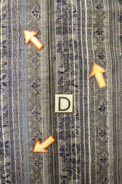 Photo17: O0328V Used Japanese kimono Gray TSUMUGI pongee for women / Silk. Flower (Grade C) (17)