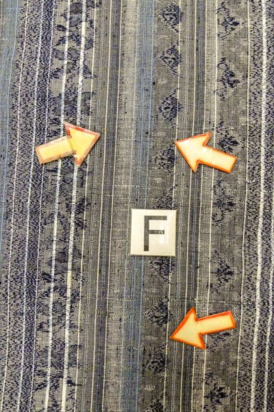 Photo19: O0328V Used Japanese kimono Gray TSUMUGI pongee for women / Silk. Flower (Grade C) (19)