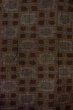Photo3: O0328X Vintage Japanese kimono Purplish Gray TSUMUGI pongee for women / Silk. Flower (Grade B) (3)