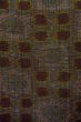 Photo5: O0328X Vintage Japanese kimono Purplish Gray TSUMUGI pongee for women / Silk. Flower (Grade B) (5)