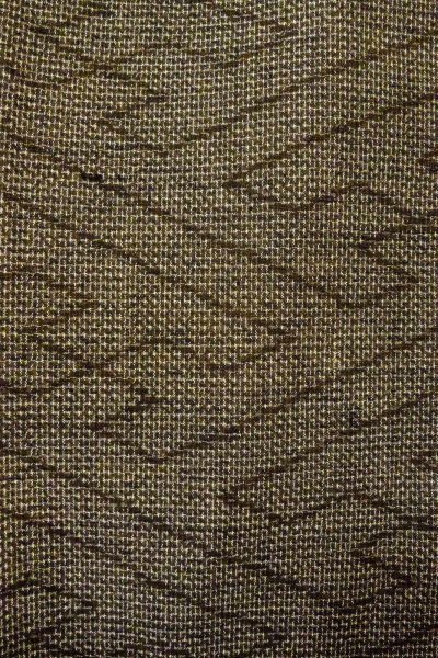 Photo5: Mint O0328Y Vintage Japanese kimono Grayish Brown TSUMUGI pongee for women / Silk. Greek key fret (Grade A) (5)