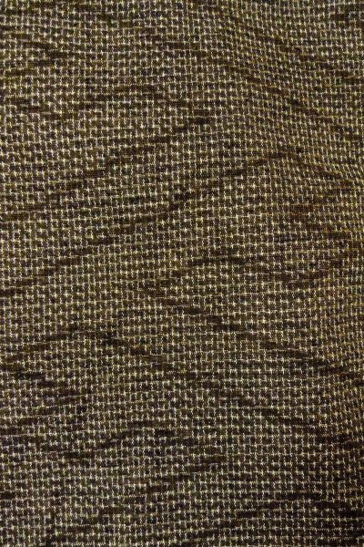 Photo6: Mint O0328Y Vintage Japanese kimono Grayish Brown TSUMUGI pongee for women / Silk. Greek key fret (Grade A) (6)