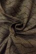 Photo11: Mint O0328Y Vintage Japanese kimono Grayish Brown TSUMUGI pongee for women / Silk. Greek key fret (Grade A) (11)