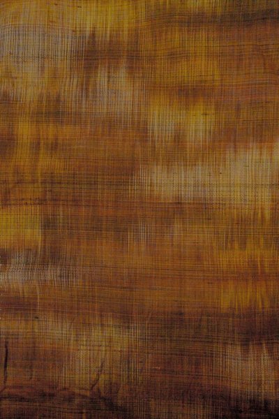 Photo3: Mint O0328Z Vintage Japanese kimono Brown TSUMUGI pongee for women / Silk. Gradation (Grade A) (3)