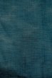 Photo4: Mint O0329B Vintage Japanese kimono Grayish Blue TSUMUGI pongee for women / Silk. Stripes (Grade A) (4)