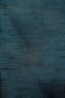 Photo5: Mint O0329B Vintage Japanese kimono Grayish Blue TSUMUGI pongee for women / Silk. Stripes (Grade A) (5)