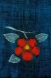 Photo5: Mint O0329D Vintage Japanese kimono Indigo Blue TSUMUGI pongee for women / Silk. Camellia (Grade A) (5)