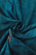 Photo11: Mint O0329D Vintage Japanese kimono Indigo Blue TSUMUGI pongee for women / Silk. Camellia (Grade A) (11)