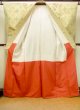 Photo2: Mint O0329F Vintage Japanese kimono Pale Yellow TSUMUGI pongee for women / Silk. Flower (Grade A) (2)