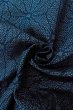 Photo11: O0329G Vintage Japanese kimono Indigo Blue TSUMUGI pongee for women / Silk. Hemp leaf (Grade B) (11)