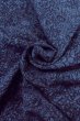 Photo12: Mint O0419A Used Japanese kimono  Dark Indigo Blue KOMON dyed for women / Silk. Chrysanthemum,   (Grade A) (12)