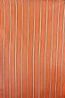 Photo3: Mint O0419B Vintage Japanese kimono  Pale Orange ORI woven for women / Silk. Stripes   (Grade A) (3)