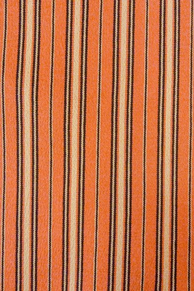 Photo7: Mint O0419B Vintage Japanese kimono  Pale Orange ORI woven for women / Silk. Stripes   (Grade A) (7)