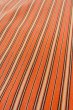 Photo8: Mint O0419B Vintage Japanese kimono  Pale Orange ORI woven for women / Silk. Stripes   (Grade A) (8)