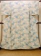 Photo1: O0419H Vintage Japanese kimono   Off White KOMON dyed for women / Silk. Flower,   (Grade C) (1)
