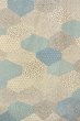 Photo4: O0419H Vintage Japanese kimono   Off White KOMON dyed for women / Silk. Flower,   (Grade C) (4)